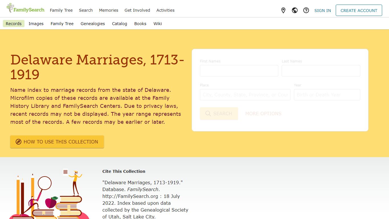 Delaware Marriages, 1713-1919 • FamilySearch